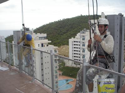 Arreglo en edificio de Benidorm 1